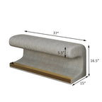 38.19 "storage Ottoman Bench, Bedroom End Bench, Velvet Padded Storage Bench With Buttons, Security Hinges And Storage Bench