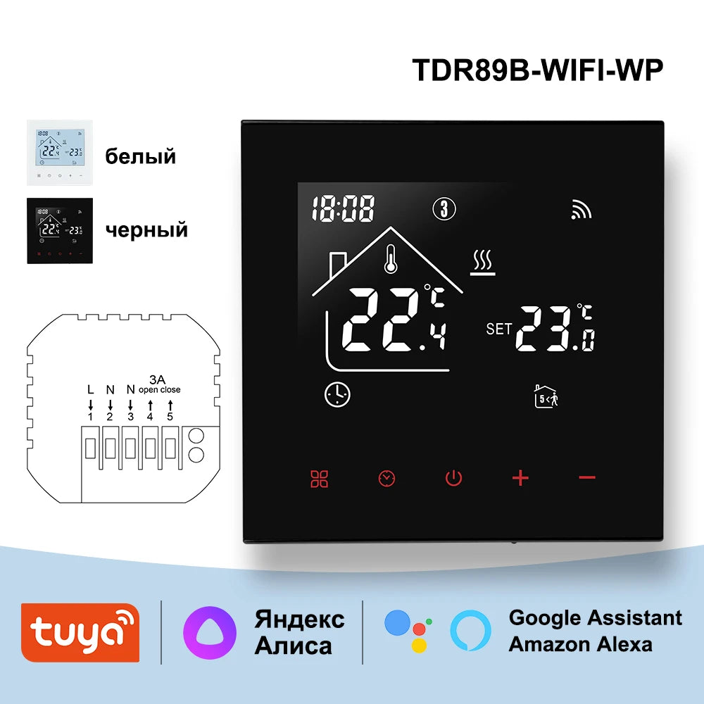 Beok 3A Water Floor Heating System for Smart WIFI Thermostat for Actuators Gas Boiler