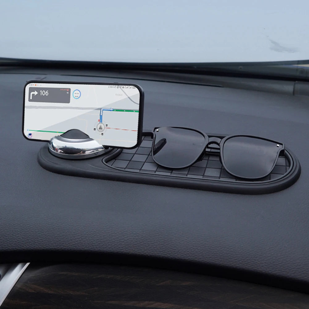 Car Interior Anti-Slip Mat Durable High-Temperature Resistant Phone Holder Car Accessories Suitable For Vehicle Dashboard Decor