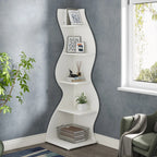 Stylish Corner Bookcase