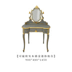 Makeup Storage Dressing Table Mirror Set Modern Vanity Dressers Drawers Home Luxury Penteadeira Quarto Bedroom Furniture