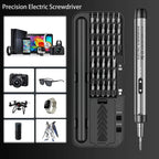 Multifunctional Precision Electric Screwdriver,Silent, Durable, Long-lasting,Rechargeable,High Torque Household Maintenance Tool