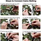 Bulk Roll Sunshade Camouflage Mesh Nets Shade Sails for Hunting Camping Shooting Military Theme Party Decorations