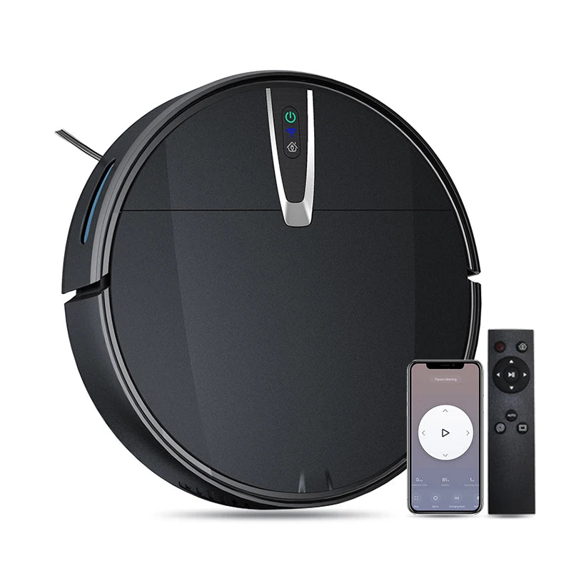 Robot Vacuum Smart Mop Cleaner With 3800PA Suction APP& Voice Control Autocharge Sweeping Floor Cleaning For Home Robotic Vacuum
