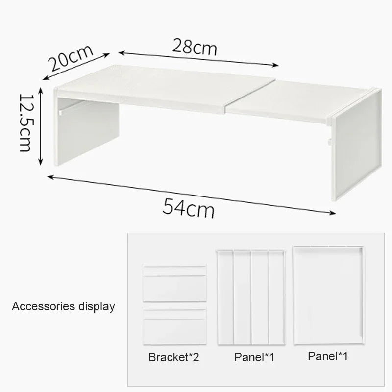 Kitchen Cupboard Organizer Retractable Cabinet Shelf Seasoning Bottle Spice Rack Dish Shelf Kitchen Accessories Storage Rack