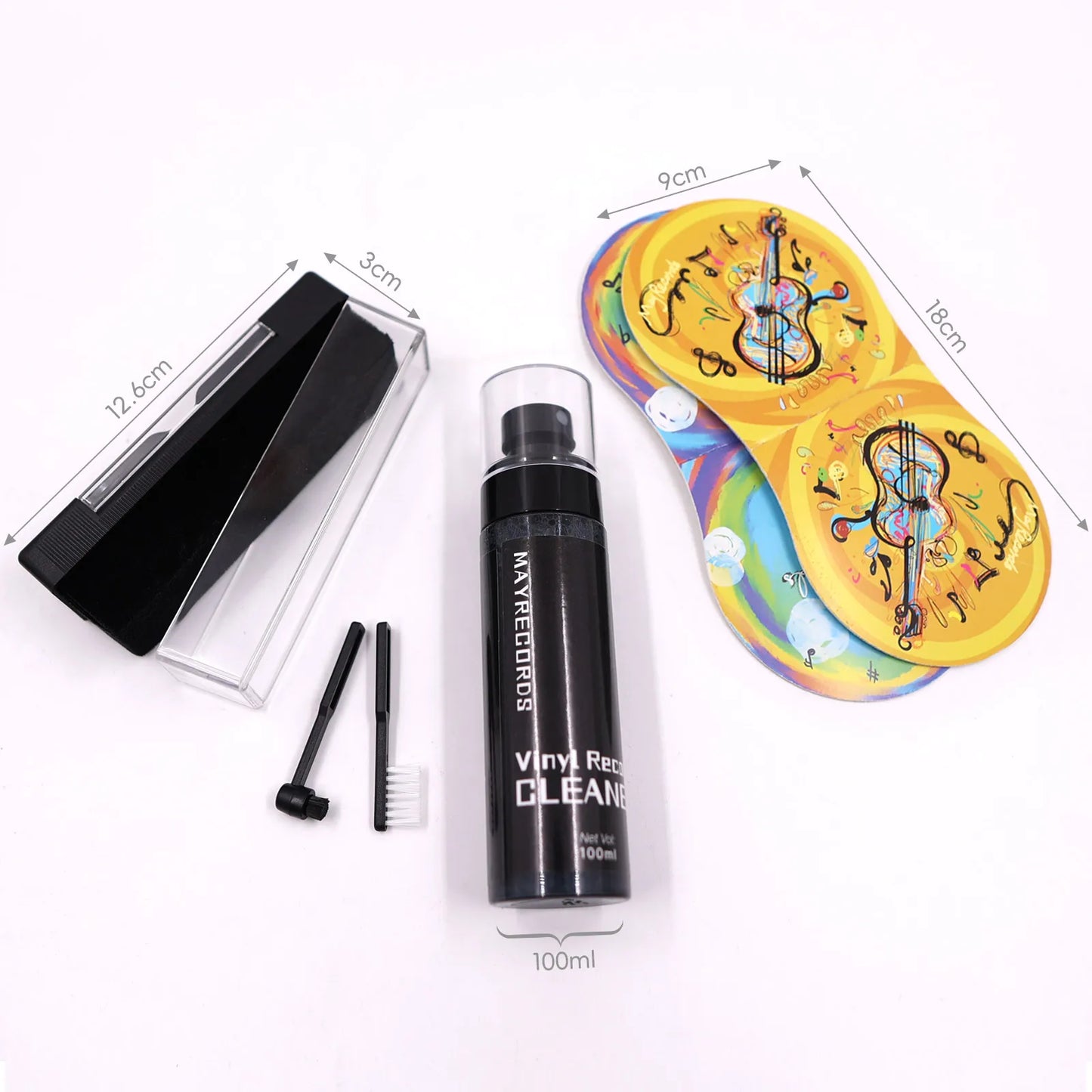 Hot Multi-Suit Anti-Static Record Cleaning Kit Dust Remover CD/LP Vinyl Phonograph Turntable Player Records Cleaning Accessories