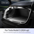 For Tesla Model 3 Highland 2024 2025 Upgrade 12V Trunk Brighten LED Strip Waterproof Flexible DIY Rear Trunk Silicone Light