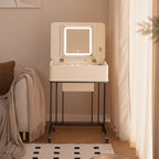 Portable Adult Vanity Table Nordic Woman Wheels Storage Unique Bedroom Dressers Makeup Desk Mirror Penteadeira Furniture Home