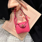Mini Leather Fashion Bag For Airpods 4 3 2 Pro 2 Galaxy Buds 3/ 3Pro/ Buds FE 2Pro  Headphone Case Can Hold Other Small items