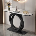 Luxury Iron Console Table Italian Semi-circular Entrance Cabinet Tables Home Furniture Creative Corridor Entryway Table