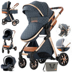 3 In 1 Baby Stroller Baby Cart Baby Accessories Baby Walker Infant Mother-Kids Children Portable Newborn Light Multifunctional