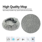Microfiber Cleaning Rag For Window Cleaner Robot,Reusable 14.5cm Mops For Universal Round Robot Vacuum Cleaner Towel Dust Cloth
