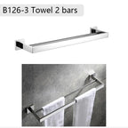 Chrome Polished Bathroom Hardware Mirror Chrome Polished Towel Rack Toilet Paper Holder Towel Bar Hook Bathroom Accessories