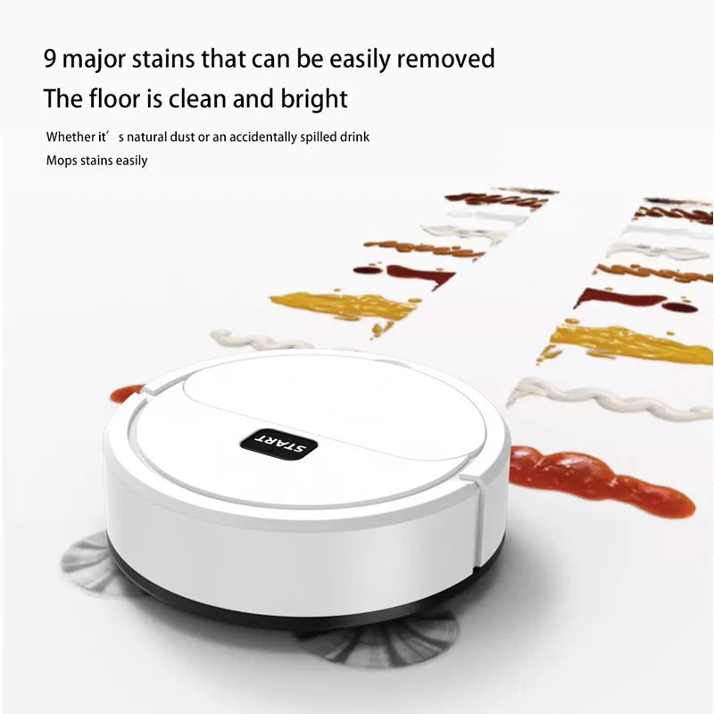 Xiaomi Automatic Sweeping Robot Home Vacuum Cleaner USB Rechargeable Wet Dry Sweeping Lazybones Intelligent 3 In1 Sweeper New