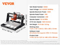 SucceBuy CNC Router Machine 3 Axis GRBL Control Wood Engraving Carving Milling Machine Kit for Wood Acrylic MDF PVC Plastic Foam