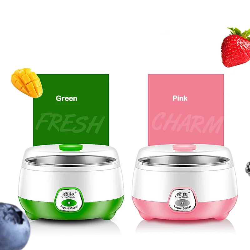 1L Electric Mini Yogurt Maker Automatic Multifunctional Household Rice Wine Maker DIY Yogurt And Natto Fermenting Machine 220V