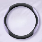 PU Leather and Mesh Car Steering Wheel Cover, Comfortable and Breathable, Keeps Cool in Summer and Warm in Winter