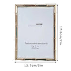 Golden Metal Photo Frame Stand Photo Frame Desktop Pendulum Decorative Frame Wall Decoration room photo decoration frame