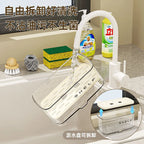 Kitchen Sink Organizer Drain Rack Self-draining Shelf Sponge Holder Dishcloth Faucet Storage Soap Drainer Kitchen Accessories
