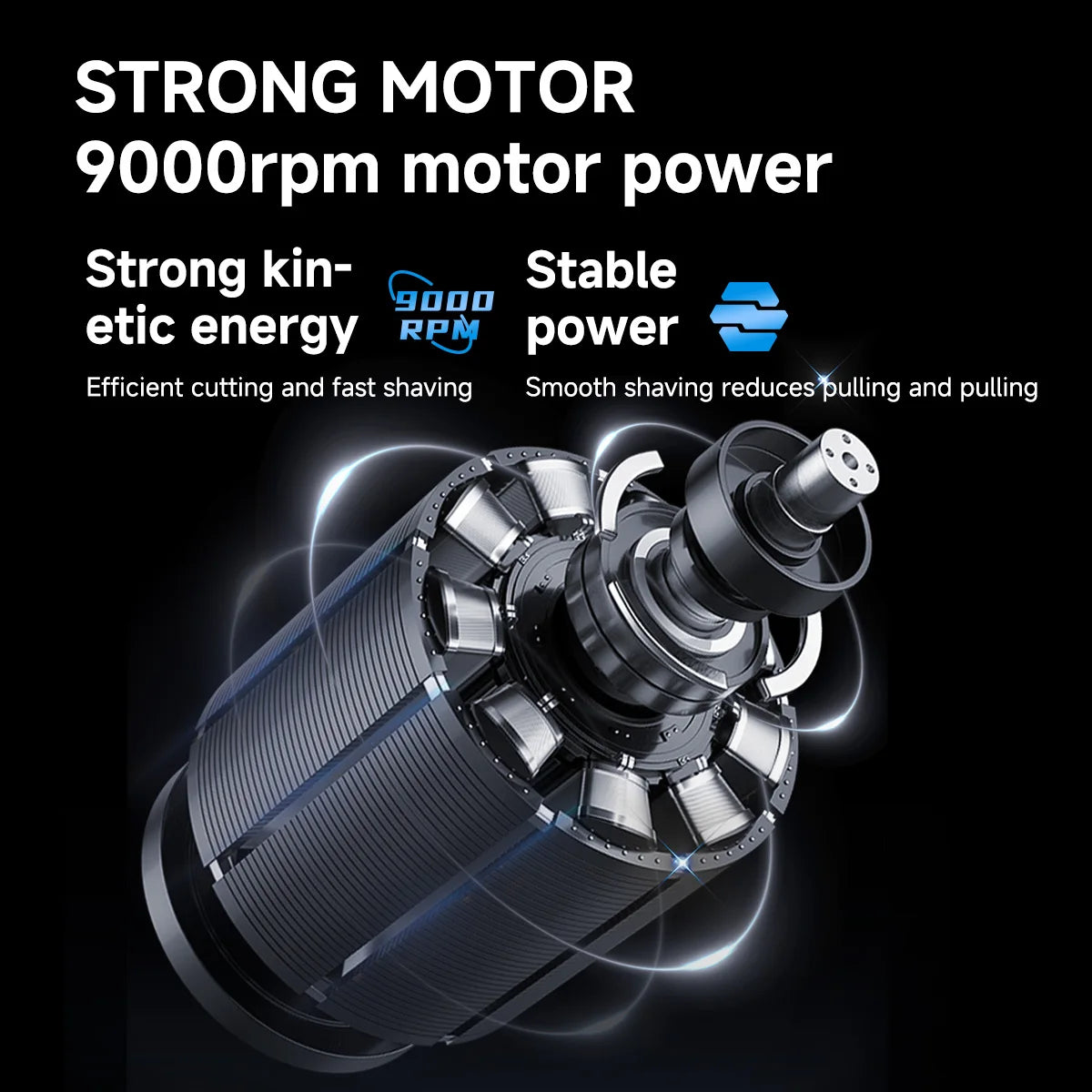 DOCOLAB Metal Electric Shaver Mini Portable Magnetic Double-Headed Beard Trimmer Full-Body Washing Shaving Razor For Men