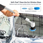 Electric Spin Scrubber Cordless Cleaning Brush with Power Display Screen Waterproof Shower Cleaning Brush with 7 Brush heads