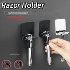 Shaving Razor Holder multi-function Men Shaving Shaver Storage Hook Wall Shelf Razor Rack Bathroom Kitchen Accessories Hooks