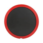 Center Wheel Hup Cap With Chrome Trim 68078419AC Heat Resistant Wheel Hub Center Cap Replacement for FIAT 500 Red Circle White