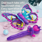 V40 Glitter Butterfly RC Plane 2.4G Remote Control EPP Foam With LED Indoor And Outdoor Simple Flying Toy Aircraft Gifts