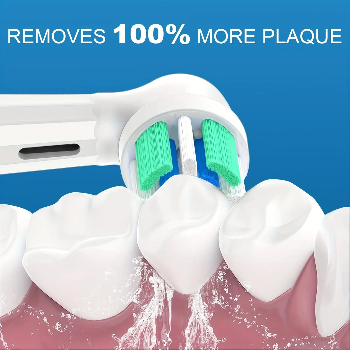 Toothbrush Heads Compatible with Oral B iO 3/4/5/6/7/8/9/10 Electric Toothbrushes, Replacement Toothbrush Heads for iO 4-12Pcs