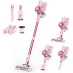 Homeika Cordless Vacuum Cleaner,28KPA 55mins Powerful Suction 8-in-1 LED Display,One-Click Dust Emptying for Pet Hair/Allergies