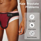 Red Light Therapy for Male Wellness,Rechargeable Wireless 660&850nm Near Infrared Light Therapy Pad for Prostate Therapy for Men