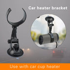 12V Car Heater Fan Cars Window Windshield Defogging Defrosting Auxiliary Heater Electric Fan Heater Portable Fan With Bracket