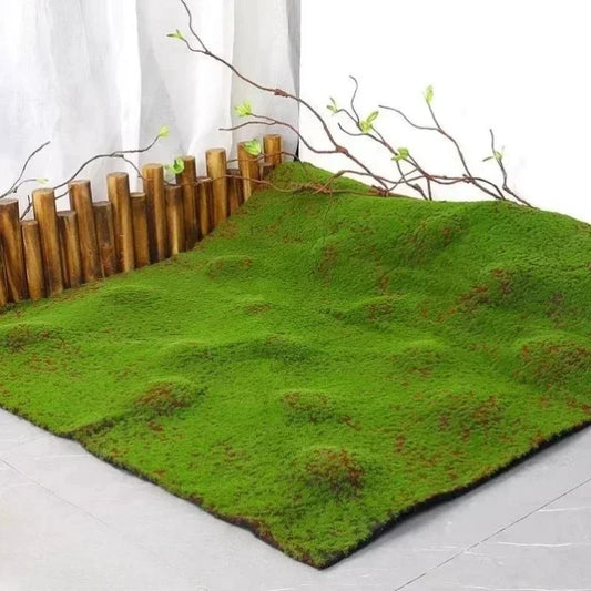 Artificial Turf Moss Wall Synthetic Grassland Fake Faux Grass Simulation Muscu Grass Decor Outdoor Decoration Garden Accessories