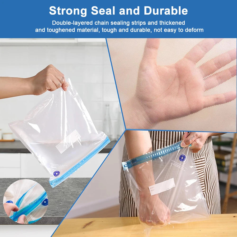 Vacuum Bags Reusable Food Vacuum Packaging Bags 10pcs Vacuum Sealing Storage Bags for Food Air Valve Bag Food Fresh Keeping Bags