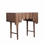 brown stool luxury dresser eithe bedroom girl Large Wooden Hotel Dressing Table Storage Makeup Schminktisch Bedroom Furniture