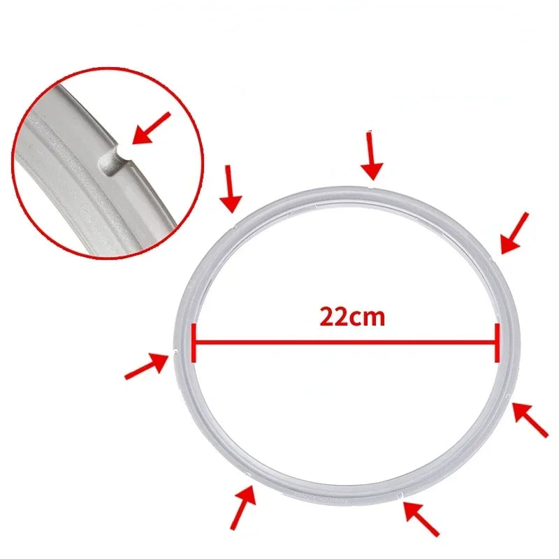 1Pcs Suitable for  fissler pressure cooker pressure cooker accessories seal ring silicone ring