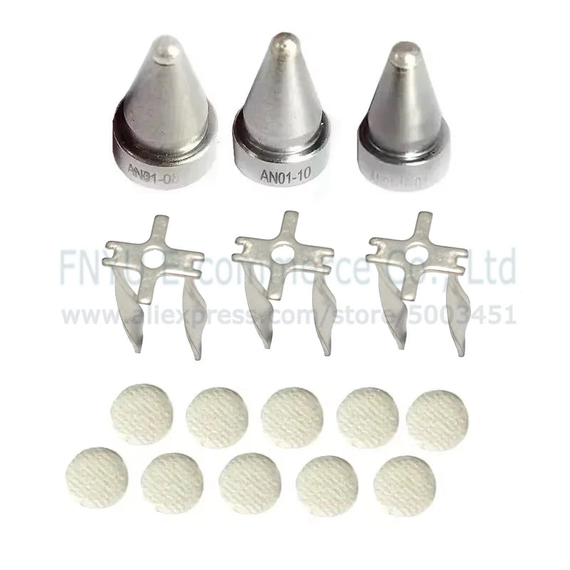 QUICK TV2 Desoldering Tin Suction Gun Antistatic Tin Absorption Equipment for PCB Board Repair Customized Accessories Tin Nozzle