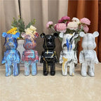 28-35CM Bear Figurines Home DecorationAccessories Modern Stvle Desk DecorationNordic Home Decor Living Room DecorationStatue