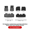 YZ For Tesla Floor Mats Model 3 Y 2021-2024 Car Four Seasons Waterproof Non-slip Floor Mat NEW  TPE Special Car Accessories