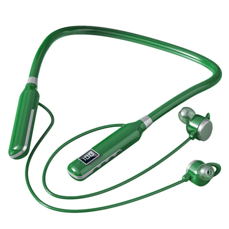 2023 BT7 Wireless Headphones Bluetooth 5.3 Neckband Earphones Magnetic Sports Waterproof Earbuds Headset With Mic SD Card Mode