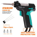 Pro'sKit SS-331H Desoldering station LCD Digital Electric Soldering Suction Pump High Power Strong Auto Sleep Vacuum Solder Gun