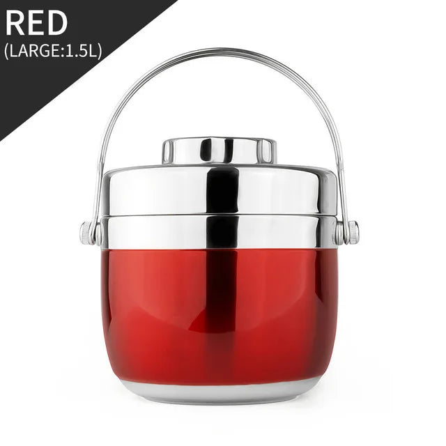 Bento Box Food Thermal Jar Insulation Soup Thermos Bag Portable Stainless Steel Leak-proof Tableware Lunch Storage Container