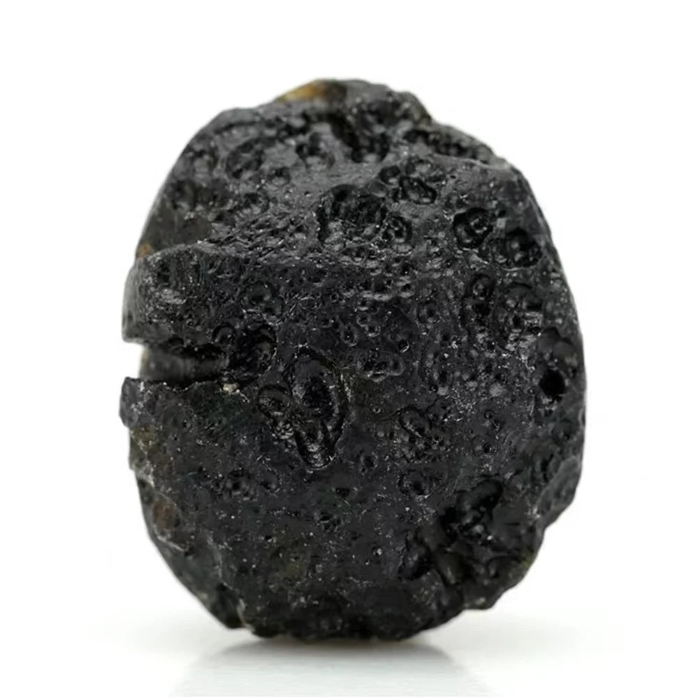 Natural Stone Meteorite Black Specimen Cosmic Power Energy Mineral Rock Crystasl Lucky Health Collect Souvenir