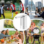 Foldable bottled water pump Rechargeable Multifunctional Drinking Water Pump Button Control Portable Electric Water Dispenser