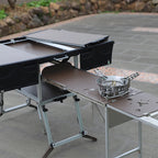 Camp Aluminum Kitchen and Rv Kitchen  Bulin C650-BBQ Outdoor  Equipped Picnic Table Folding Camping Stove Camping Mobile Kitchen