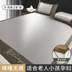 Ice silk mat summer rattan mat summer bed hat style mat sheets dual-use washable straw mat baby bamboo mat