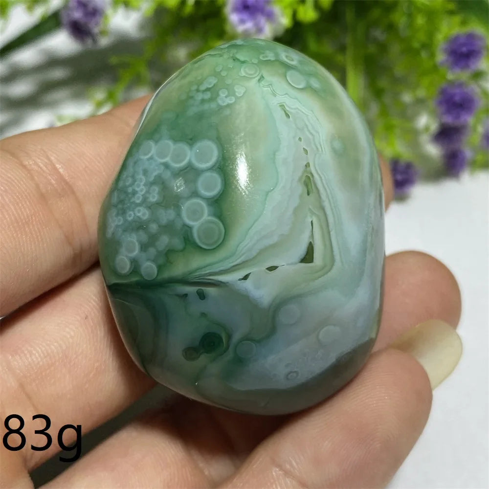 Green Agate Natural Irregular Playthings Small  Stone Healing Crystals Quartz Mineral Craft Decor Accessories Gift