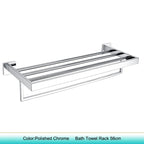 Chrome Polished WC Accessories Toilet Paper Holder Wall Hook Towel Bar Robe Hanger Rack Stainless Steel Bathroom Hardware Set