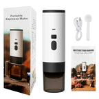 Wireless Electric Portable Espresso Coffee Machine For Car & Home Camping Coffee Maker Capsule Powder Travel