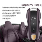Key Case For Porsche Panamera Spyder Carrera Macan Boxster Cayman Cayenne 911 970 981 991 Smart Remote Key Case Fob Covers Bag